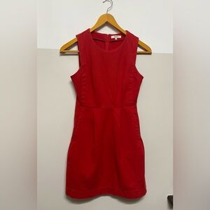 Madewell Vibrant Red Mini Dress